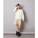 [120-160]【アシンメトリー/オフショル】ポコポコレイヤード風トレーナー | a.v.v【KIDS】 | 詳細画像6 