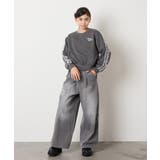 チュールスリーブクロップドトレーナー | a.v.v【KIDS】 | 詳細画像9