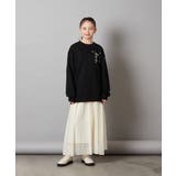 [100-130]オーバーシルエット裏毛プルオーバー | a.v.v【KIDS】 | 詳細画像9 