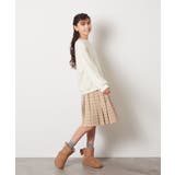 [100-130]チュール袖トレーナー | a.v.v【KIDS】 | 詳細画像20 