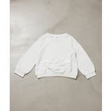 [120-130]リボン付きラメ裏毛トレーナー | a.v.v【KIDS】 | 詳細画像17 