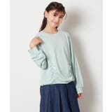 [140-150]リボン付きラメ裏毛トレーナー | a.v.v【KIDS】 | 詳細画像2 