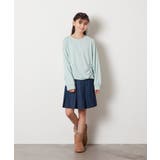 [140-150]リボン付きラメ裏毛トレーナー | a.v.v【KIDS】 | 詳細画像6 