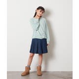 [140-150]リボン付きラメ裏毛トレーナー | a.v.v【KIDS】 | 詳細画像7 