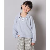 [120-160]衿付きレースアップトレーナー | a.v.v【KIDS】 | 詳細画像18 