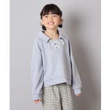 [120-160]衿付きレースアップトレーナー | a.v.v【KIDS】 | 詳細画像19 