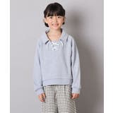 [120-160]衿付きレースアップトレーナー | a.v.v【KIDS】 | 詳細画像20 