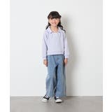 [120-160]衿付きレースアップトレーナー | a.v.v【KIDS】 | 詳細画像6 