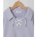 [120-160]衿付きレースアップトレーナー | a.v.v【KIDS】 | 詳細画像7 