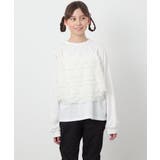 [140-150]フリルキャミドッキングトップス | a.v.v【KIDS】 | 詳細画像13 