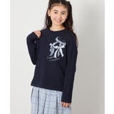 【安心の綿100％】[160]モチーフプリントロンT | a.v.v【KIDS】 | 詳細画像25 