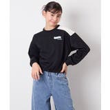 [130-160]配色ラインロゴカットソー | a.v.v【KIDS】 | 詳細画像1 