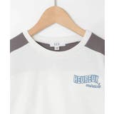 [130-160]配色ラインロゴカットソー | a.v.v【KIDS】 | 詳細画像12 