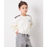 [130-160]配色ラインロゴカットソー | a.v.v【KIDS】 | 詳細画像3 