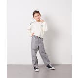 [130-160]配色ラインロゴカットソー | a.v.v【KIDS】 | 詳細画像5 