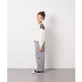 [130-160]配色ラインロゴカットソー | a.v.v【KIDS】 | 詳細画像8 