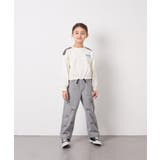 [130-160]配色ラインロゴカットソー | a.v.v【KIDS】 | 詳細画像9 