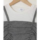 [100-130]ギャザーキャミドッキングトップス | a.v.v【KIDS】 | 詳細画像33 