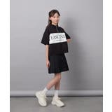 【毛玉になりにくい/程よく伸びる】[130]ハーフジップロゴスウェット | a.v.v【KIDS】 | 詳細画像19 