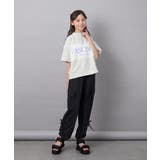 【毛玉になりにくい/程よく伸びる】[130]ハーフジップロゴスウェット | a.v.v【KIDS】 | 詳細画像6 