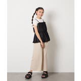 【接触冷感/ジメジメ対策】[140-150]シフォンキャミドッキングトップス | a.v.v【KIDS】 | 詳細画像20 