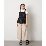 【接触冷感/ジメジメ対策】[140-150]シフォンキャミドッキングトップス | a.v.v【KIDS】 | 詳細画像22 