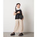 【接触冷感/ジメジメ対策】[140-150]シフォンキャミドッキングトップス | a.v.v【KIDS】 | 詳細画像23 