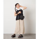【接触冷感/ジメジメ対策】[140-150]シフォンキャミドッキングトップス | a.v.v【KIDS】 | 詳細画像24 