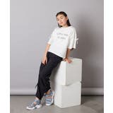 【接触冷感/ジメジメ対策】[140-150]袖スリットロゴTシャツ | a.v.v【KIDS】 | 詳細画像12 