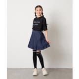 【接触冷感/ジメジメ対策】[140-150]袖スリットロゴTシャツ | a.v.v【KIDS】 | 詳細画像17 