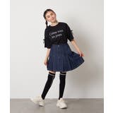 【接触冷感/ジメジメ対策】[140-150]袖スリットロゴTシャツ | a.v.v【KIDS】 | 詳細画像19 