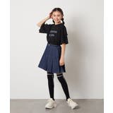 【接触冷感/ジメジメ対策】[140-150]袖スリットロゴTシャツ | a.v.v【KIDS】 | 詳細画像20 