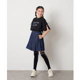 【接触冷感/ジメジメ対策】[140-150]袖スリットロゴTシャツ | a.v.v【KIDS】 | 詳細画像21 