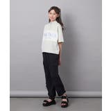 【毛玉になりにくい/程よく伸びる】[140-150]ハーフジップロゴスウェット | a.v.v【KIDS】 | 詳細画像16 