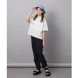 【毛玉になりにくい/程よく伸びる】[140-150]ハーフジップロゴスウェット | a.v.v【KIDS】 | 詳細画像9 