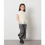 【接触冷感/ジメジメ対策】[160]シフォンキャミドッキングトップス | a.v.v【KIDS】 | 詳細画像32 