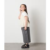 【接触冷感/ジメジメ対策】[160]シフォンキャミドッキングトップス | a.v.v【KIDS】 | 詳細画像33 