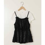 【接触冷感/ジメジメ対策】[160]シフォンキャミドッキングトップス | a.v.v【KIDS】 | 詳細画像40 