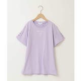 【毛玉になりにくい/安心の綿100％】[160]ソデレースアップＴシャツ | a.v.v【KIDS】 | 詳細画像24 