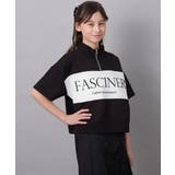 【毛玉になりにくい/程よく伸びる】[160]ハーフジップロゴスウェット | a.v.v【KIDS】 | 詳細画像2 