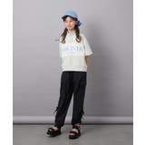 【毛玉になりにくい/程よく伸びる】[160]ハーフジップロゴスウェット | a.v.v【KIDS】 | 詳細画像20 