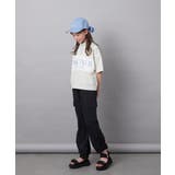 【毛玉になりにくい/程よく伸びる】[160]ハーフジップロゴスウェット | a.v.v【KIDS】 | 詳細画像21 