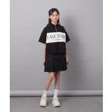 【毛玉になりにくい/程よく伸びる】[160]ハーフジップロゴスウェット | a.v.v【KIDS】 | 詳細画像7 