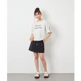 [120-160]【接触冷感/綿100％】袖スリットロゴTシャツ | a.v.v【KIDS】 | 詳細画像18 