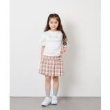 [120-160]【接触冷感/綿100％】袖スリットロゴTシャツ | a.v.v【KIDS】 | 詳細画像5 