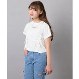 [130-160]【毛玉になりにくい/綿100％】クロップドドロストTシャツ | a.v.v【KIDS】 | 詳細画像17 