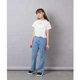 [130-160]【毛玉になりにくい/綿100％】クロップドドロストTシャツ | a.v.v【KIDS】 | 詳細画像21 