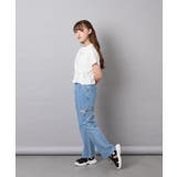 [130-160]【毛玉になりにくい/綿100％】クロップドドロストTシャツ | a.v.v【KIDS】 | 詳細画像22 