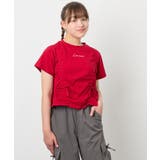 [130-160]【毛玉になりにくい/綿100％】クロップドドロストTシャツ | a.v.v【KIDS】 | 詳細画像4 