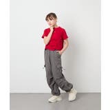 [130-160]【毛玉になりにくい/綿100％】クロップドドロストTシャツ | a.v.v【KIDS】 | 詳細画像5 